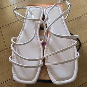 Women's Light Pink Strappy Sandals Sz 9